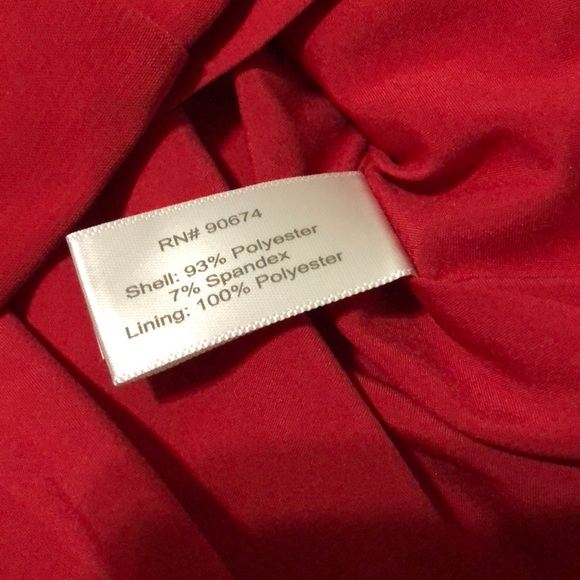 Boston proper red off shoulder sexy casual dress - Picture 10 of 10